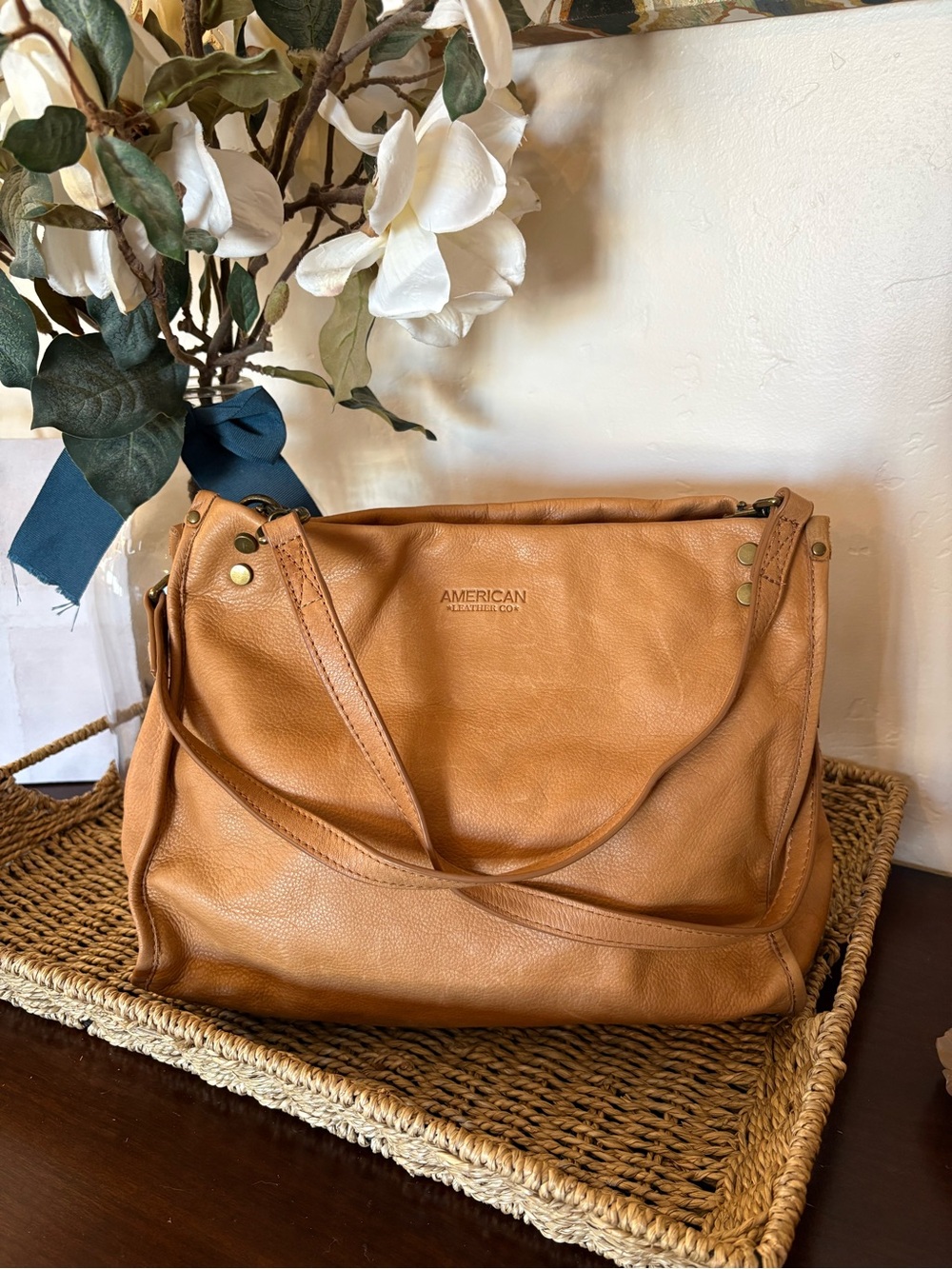 American Leather Co. Lenox Leather Shoulder Bag